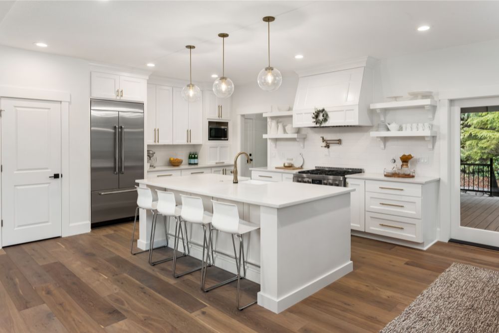 White kitchen interior | Direct Flooring Center