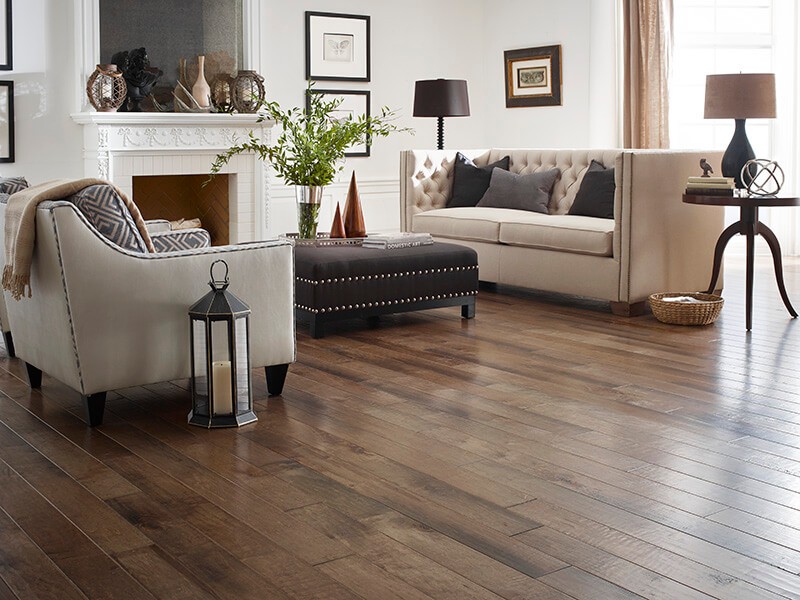 Living room hardwood | Direct Flooring Center